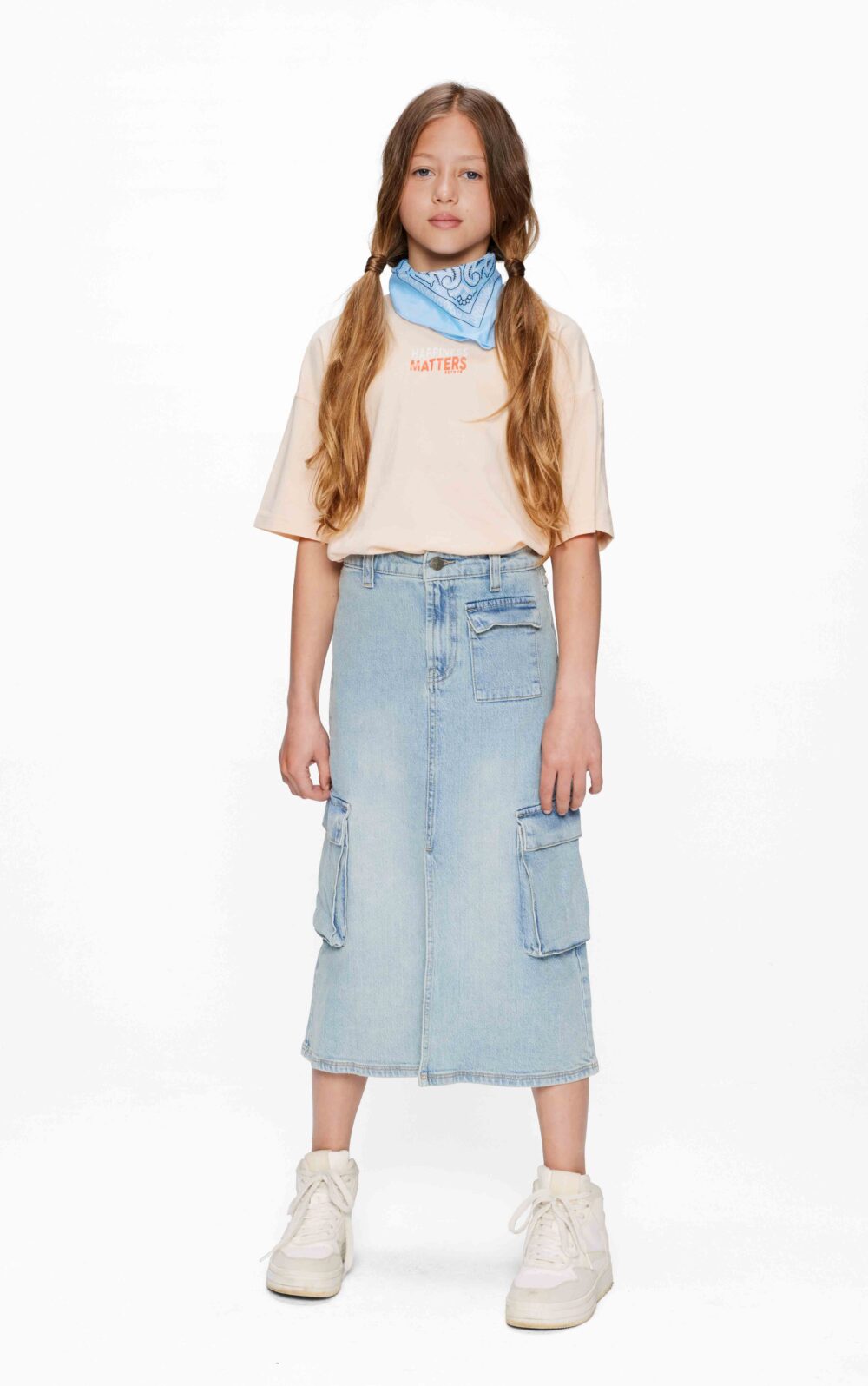 Nancy - dirty light blue denim