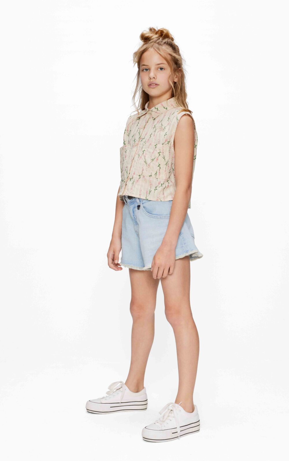 Coco - bleached blue denim