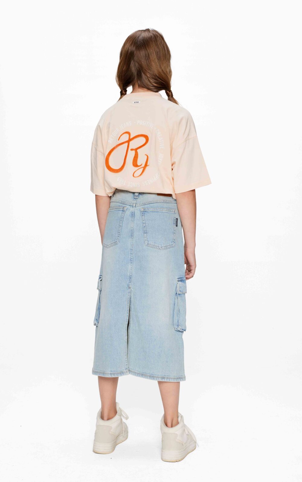 Nancy - dirty light blue denim